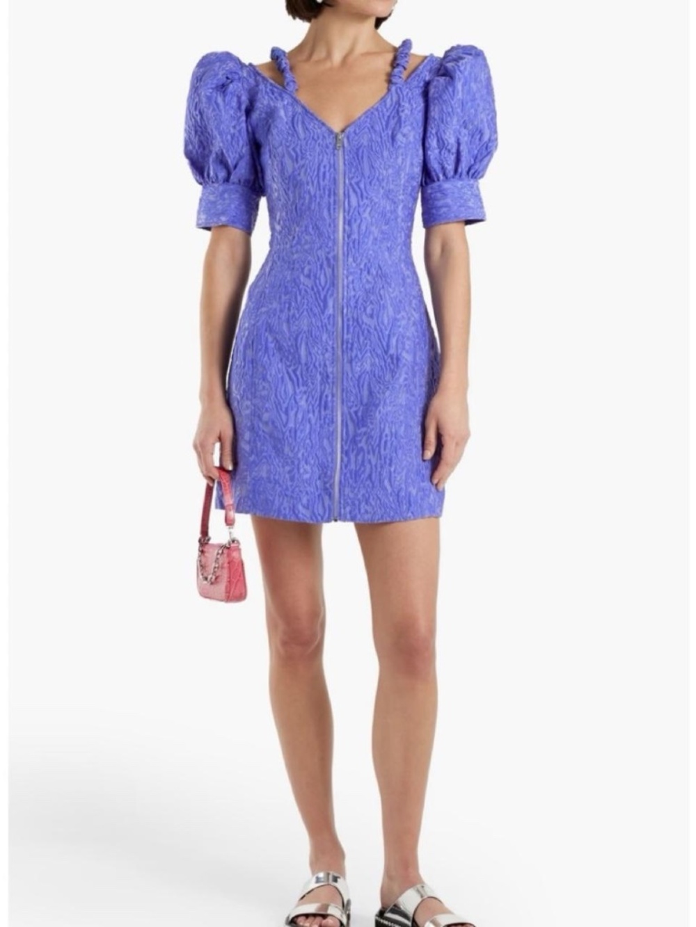 GANNI Jacquard dress, small, new with tags